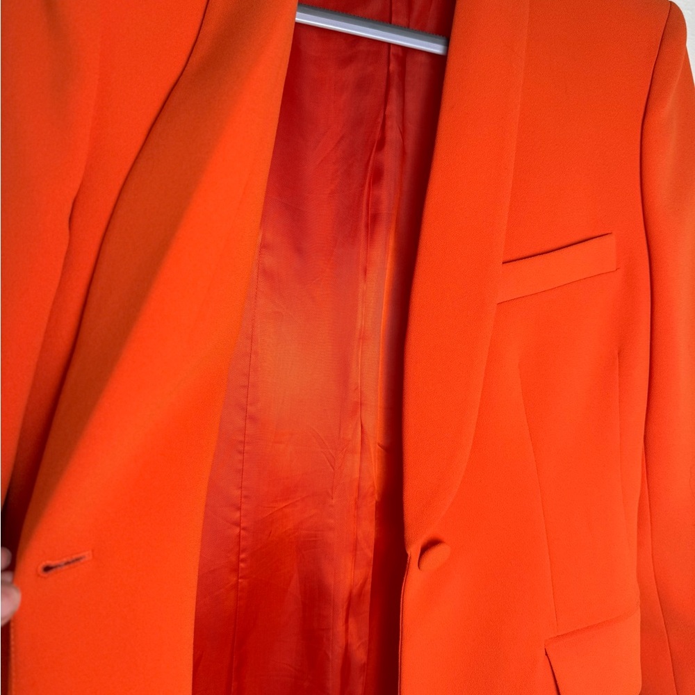 Sharp Zara Orange Blazer - image 4